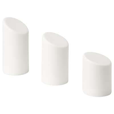 ÄDELLÖVSKOG LED block candle in/out, set of 3