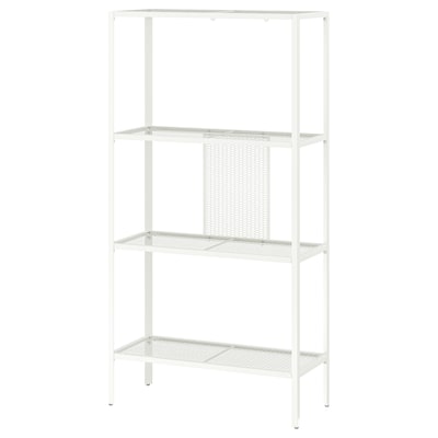 BAGGEBO Shelf unit, metal/white, 23 5/8x9 7/8x45 5/8 "