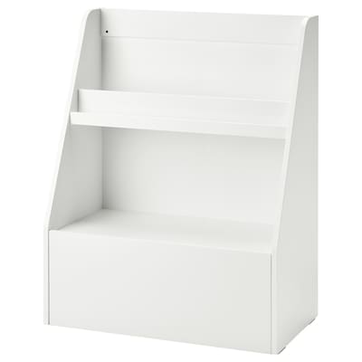 BERGIG Book display with storage, white