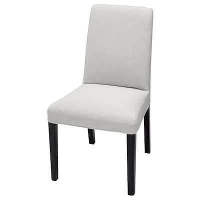 BERGMUND Chair, black/Orrsta light gray