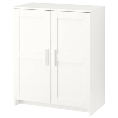 BRIMNES Cabinet with doors, white, 30 3/4x37 3/8 "