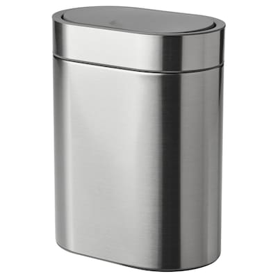 BROGRUND Touch top trash can, stainless steel, 1 gallon
