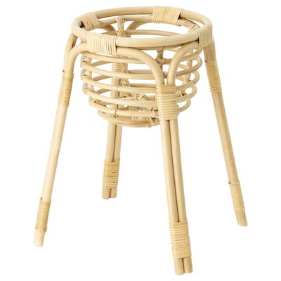 BUSKBO Plant stand, rattan, 17 "