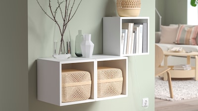 Cube wall shelves