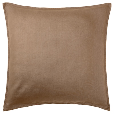 DYTÅG Cushion cover, dark beige, 26x26 "