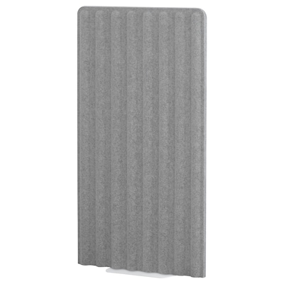 EILIF Screen, freestanding, gray/white, 31 1/2x59 "