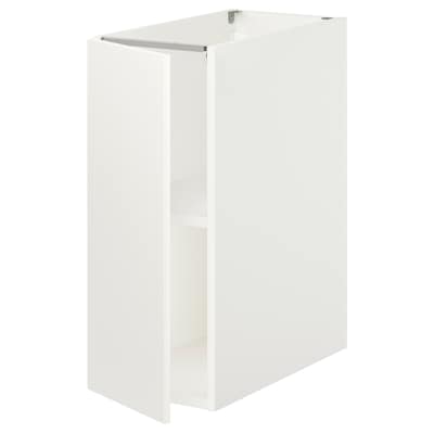 ENHET Bc w shlf/door, white, 12x24 3/4x30 1/8 "