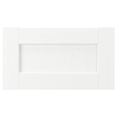 ENKÖPING Drawer front, white wood effect, 18x10 "