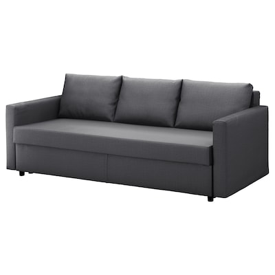 FRIHETEN Sleeper sofa, Skiftebo dark gray