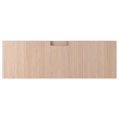 FRÖJERED Drawer front, light bamboo, 30x10 "