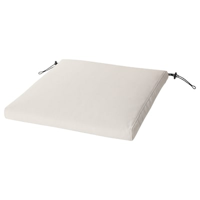 FRÖSÖN/DUVHOLMEN Chair pad, outdoor, beige, 19 5/8x19 5/8 "