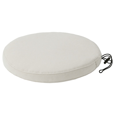 FRÖSÖN/DUVHOLMEN Chair pad, outdoor, beige, 13 3/4 "