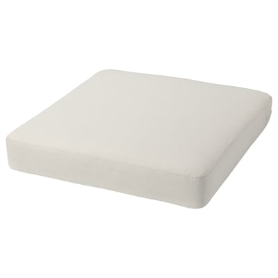 FRÖSÖN/DUVHOLMEN Seat pad, outdoor, beige, 24 3/8x24 3/8 "