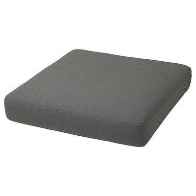 FRÖSÖN/DUVHOLMEN Seat pad, outdoor, dark gray, 24 3/8x24 3/8 "