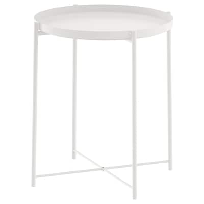 GLADOM Tray table, white, 17 1/2x20 5/8 "