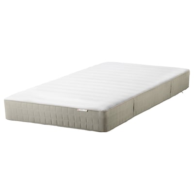 HASVÅG Spring mattress, medium firm/beige, Twin