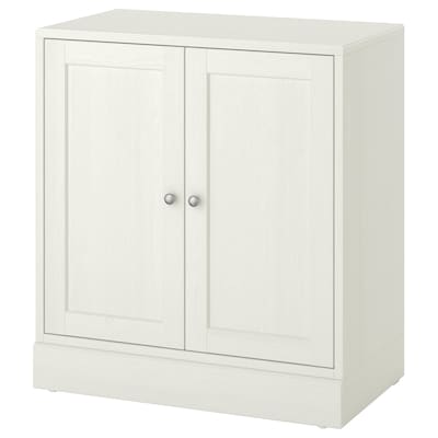 HAVSTA Cabinet with base, white, 31 7/8x18 1/2x35 "