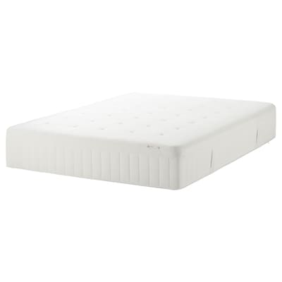 HESSTUN Eurotop mattress, medium firm/white, Queen