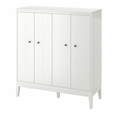 IDANÄS Cabinet with bi-folding doors, white, 47 5/8x53 1/8 "