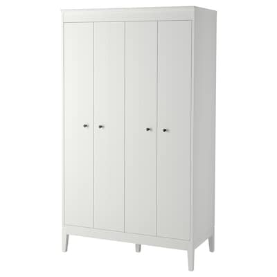 IDANÄS Wardrobe, white, 47 5/8x83 1/8 "