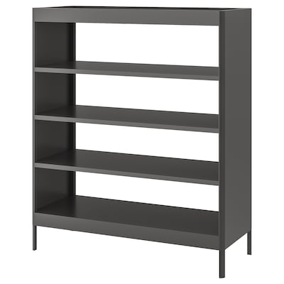 IDÅSEN Shelf unit, dark gray, 47 1/4x55 1/8 "