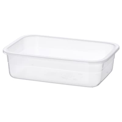 IKEA 365+ Food container, rectangular/plastic, 34 oz