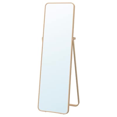 IKORNNES Floor mirror, ash, 20 1/2x65 3/4 "