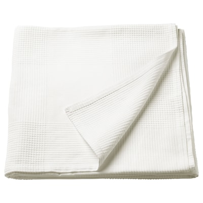 INDIRA Bedspread, white, 91x98 "