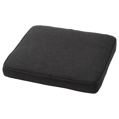 JÄRPÖN/DUVHOLMEN Chair pad, outdoor, anthracite, 19 5/8x19 5/8 "