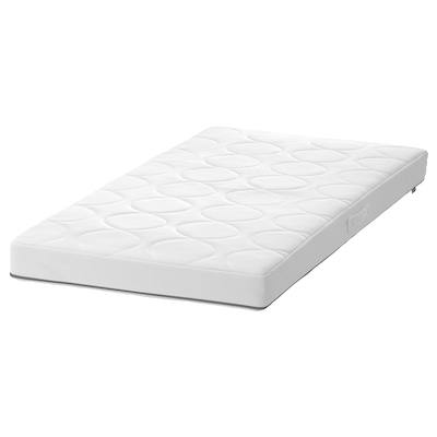JÄTTETRÖTT Pocket spring mattress for crib, white, 27 1/2x52 "