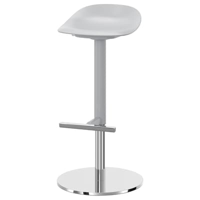JANINGE Bar stool, gray, 29 7/8 "