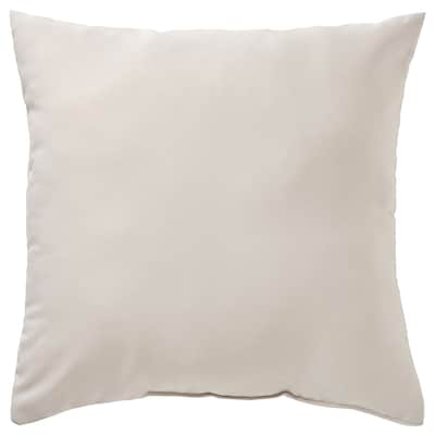 KÄRLEKSGRÄS Cushion, light beige, 16x16 "