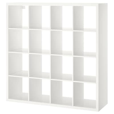 KALLAX Shelf unit, high gloss white, 57 7/8x57 7/8 "