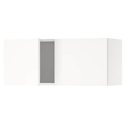 KNOXHULT Wall cabinet with doors, white, 30x12x12 1/2 "