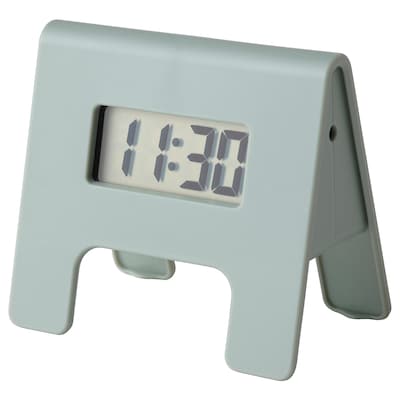 KUPONG Alarm clock, green, 1 ½x2 ¼ "
