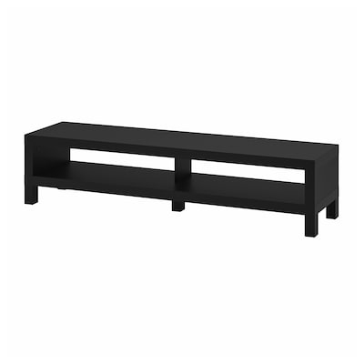 LACK TV unit, black-brown, 63x13 3/4x14 1/8 "