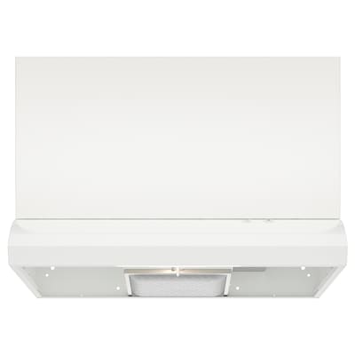 LAGAN Under cabinet range hood, white