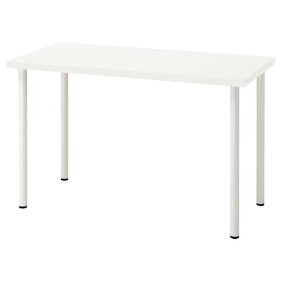 LAGKAPTEN / ADILS Desk, white, 47 1/4x23 5/8 "