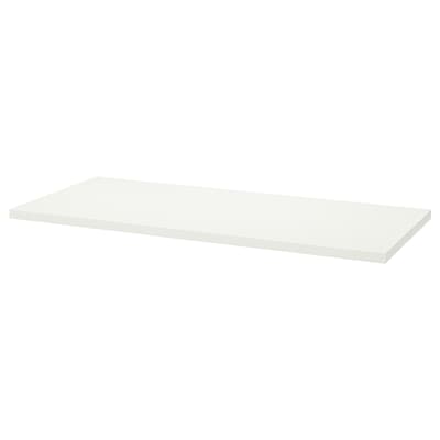 LAGKAPTEN Tabletop, white, 55 1/8x23 5/8 "