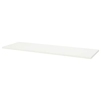 LAGKAPTEN Tabletop, white, 78 3/4x23 5/8 "