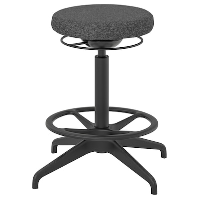 LIDKULLEN Sit/stand support, Gunnared dark gray