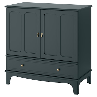LOMMARP Cabinet, dark blue-green, 40 1/8x39 3/4 "