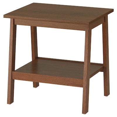 LUNNARP Side table, brown, 21 5/8x17 3/4 "