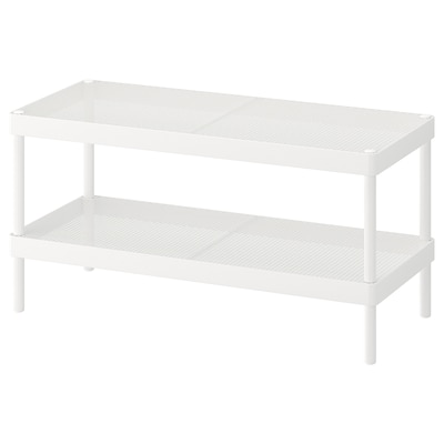 MACKAPÄR Shoe rack, white, 30 3/4x12 5/8x15 3/4 "