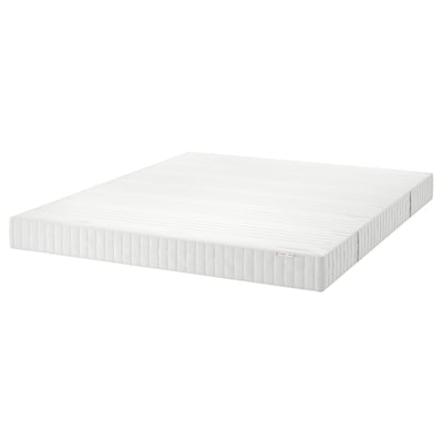 MATRAND Memory foam mattress, firm/white, Queen