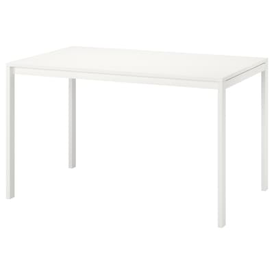 MELLTORP Table, white, 49 1/4x29 1/2 "