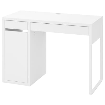 MICKE Desk, white, 41 3/8x19 5/8 "