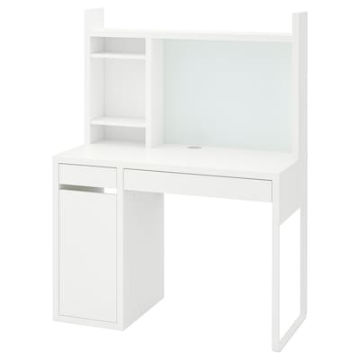 MICKE Desk, white, 41 3/8x19 5/8 "