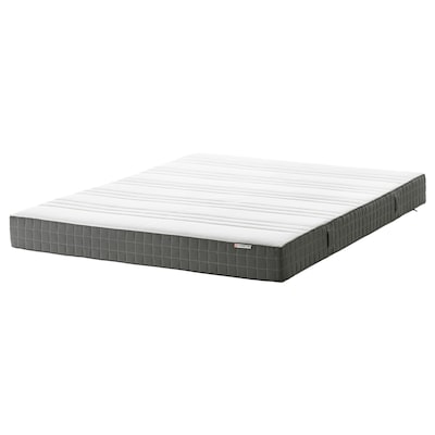 MORGEDAL Foam mattress, firm/dark gray, Queen