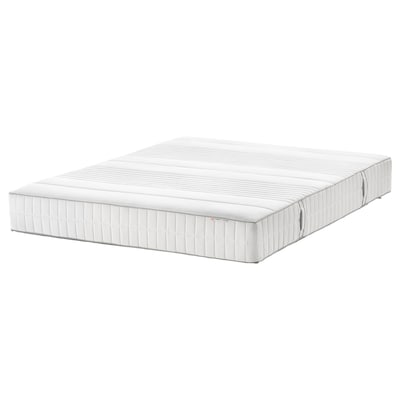 MYRBACKA Foam mattress, plush/white, King
